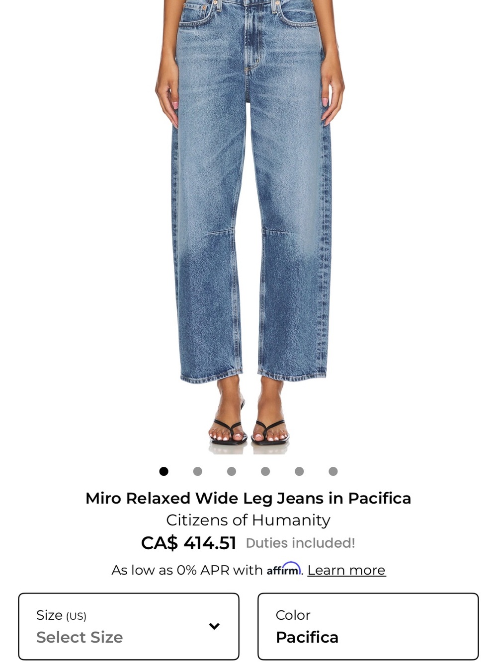 Citizens Of Humanity Miro Relaxed Barrel Jeans - Picture 7 of 7